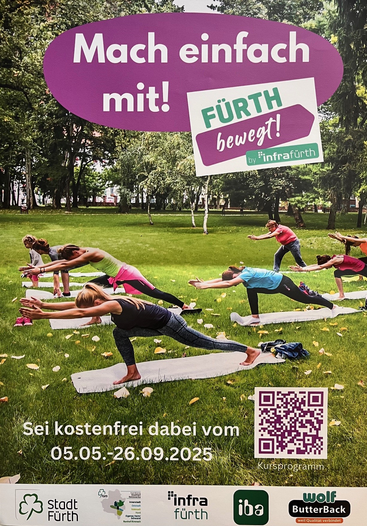 Plakat Fürth bewegt 2025
