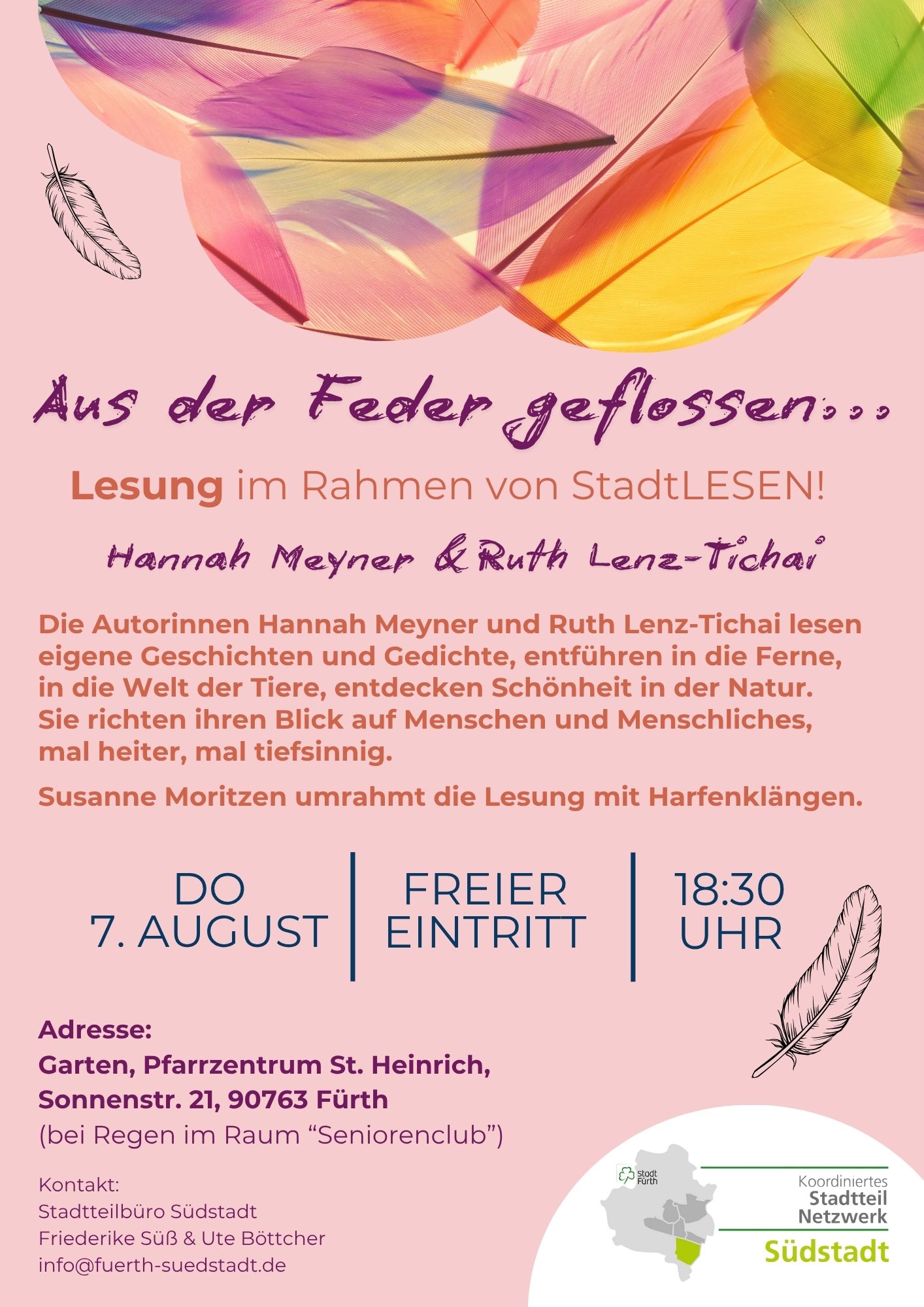 Lesung Aus der Feder geflossen